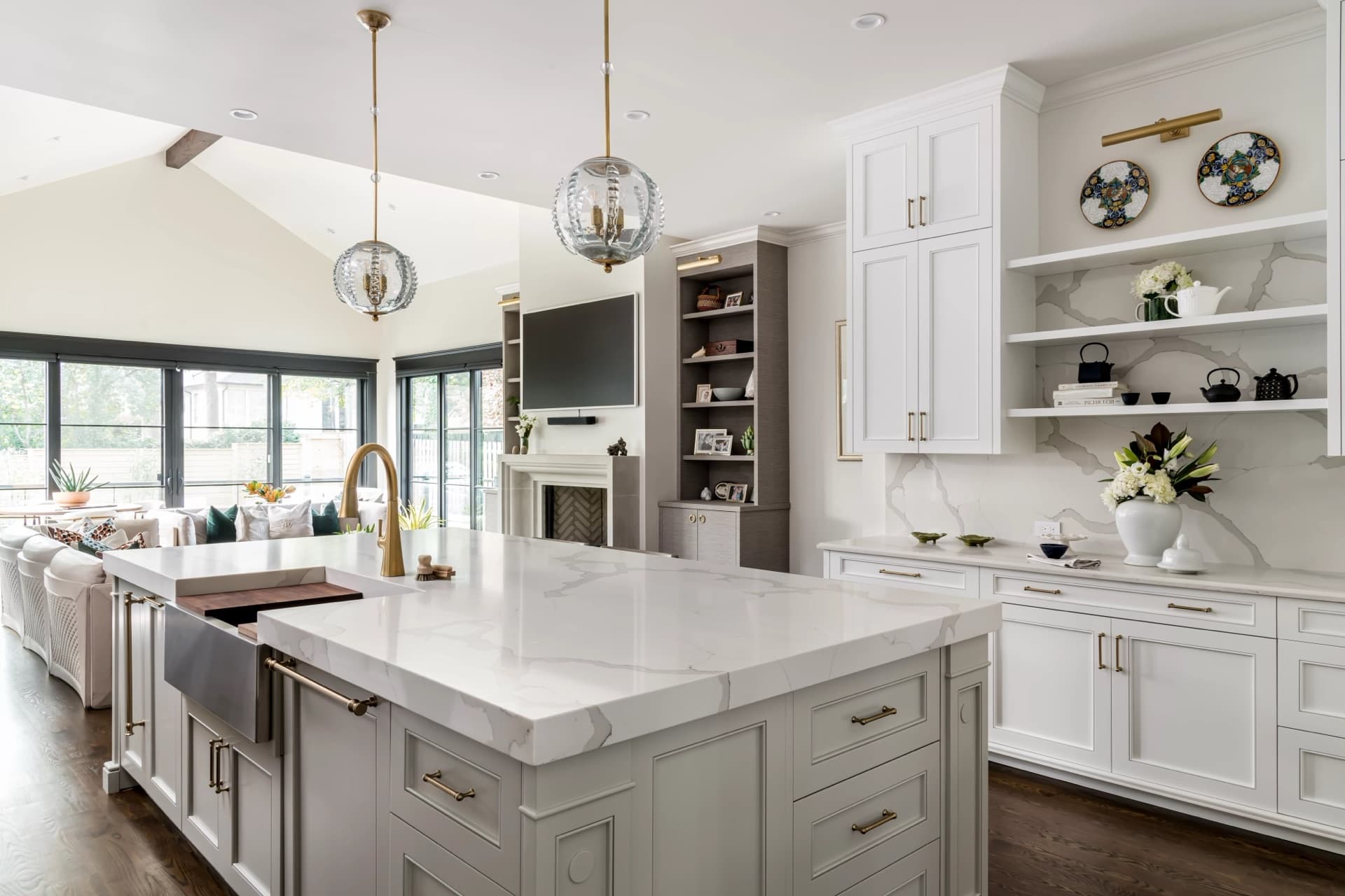 Princeton Walnut and Zellige Kitchen